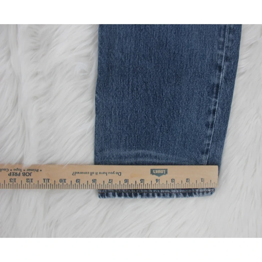 Polo Ralph Lauren Mens 36x28 Classic Fit Straight Leg Blue Denim Jeans Blokecore